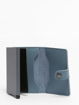 Kaarthouder Leder Secrid Blauw glitter limited 193012-vue-porte