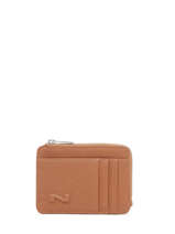 Portemonnee Met Kaarthouder Leder Nathan baume Bruin original n 217N
