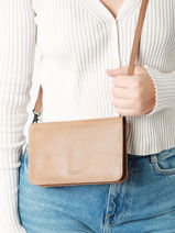 Cross Body Tas Four Seasons Leder Milano Beige four seasons SOPLW105-vue-porte