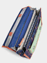 Boekentas 2 Compartimenten Cameleon Blauw retro PBRECA38-vue-porte