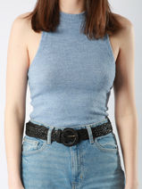 Riem Biba Zwart accessoires GIL1A-vue-porte