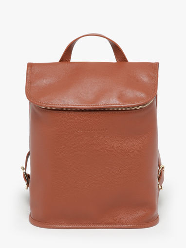 Longchamp Le foulonné Rugzak Bruin