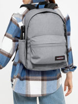Rugzak 1 Compartiment Met 13" Laptopvak Eastpak Grijs pbg authentic PBGA5BBJ-vue-porte