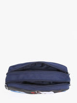 Pennenzak Fier2 Compartimenten Caramel et cie Blauw fier GA-vue-porte