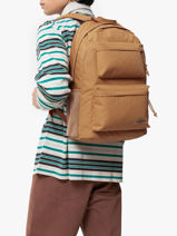 Rugzak 1 Compartiment Met 13" Laptopvak Eastpak Bruin double casual EK0A5B7Y-vue-porte