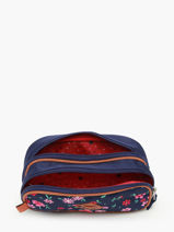Pennenzak 2 Compartimenten Snowball Blauw liberty 46311-vue-porte