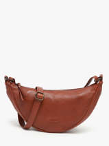 Cross Body Tas Cow Leder Basilic pepper Bruin cow BCOW73