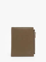 Portefeuille Caviar Leder Crinkles Bruin caviar 14269