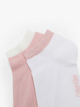 Sokken Calvin klein jeans Roze socks women 71230600-vue-porte