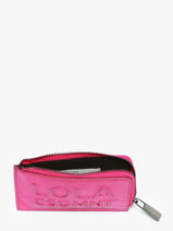 Portemonnee Lola casademunt Roze irise 4-vue-porte