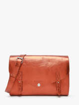 Cross Body Tas L'indispensable Ginger Leder Paul marius Oranje ginger INDISGIN