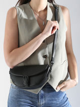 Cross Body Tas S Oxer Leder Etrier Bruin oxer EOXE065U-vue-porte