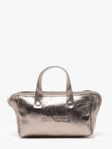 Portemonnee Leder Paul marius Zilver vintage PREMIER