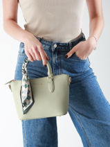 Handtas Saffiano David jones Groen saffiano CM7347-vue-porte