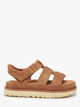 Sandalen Goldenstar Uit Leder Ugg Bruin accessoires 1137890