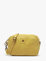 Cross Body Tas Heritage Leder Biba Geel heritage BT24