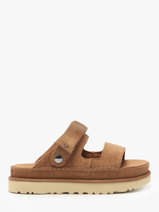 Sandalen Uit Leder Ugg Bruin women 1167399