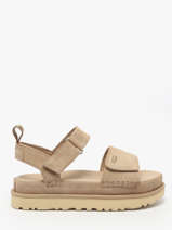 Sandalen Goldenstar Uit Leder Ugg Beige accessoires 1136783