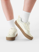 Sneakers Knu Skool Uit Leder Vans Beige unisex 9QCDBS-vue-porte