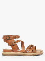 Sandalen Uit Leder Tamaris Bruin accessoires 44