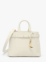 Cross Body Tas Faubourg Leder Lancel Wit faubourg A13527
