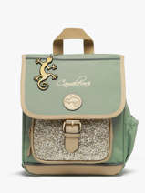 Rugzak 1 Compartiment Cameleon Groen vintage fantasy SD30