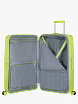 Uitbreidbare Harde Reiskoffer Fastforward American tourister Geel fastforward 155261-vue-porte