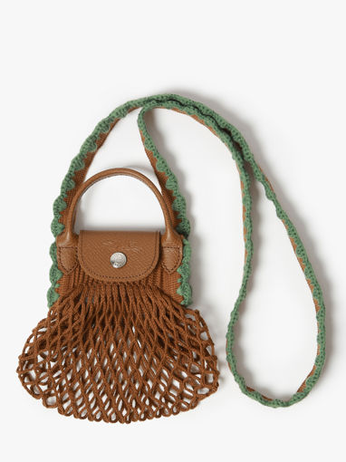 Longchamp Le pliage filet crochet Cross bodytas Rood