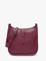 Cross Body Tas Caviar Leder Milano Violet caviar CA25068