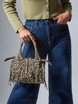 Cross Body Tas Velvet Leopardo Leder Milano Veelkleurig velvet leopardo VL24093-vue-porte