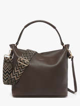 Schoudertas New Grain Miniprix Bruin new grain F6966