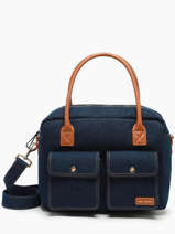 Handtas Le Dandy Denim Brut Paul marius Blauw denim brut DANDYDEB
