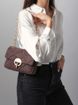 Cross Body Tas Moon Linnen Vanessa bruno Beige moon 70V40533-vue-porte