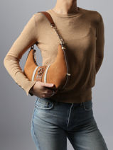 Schoudertas Erenia Leder Guess Bruin erenia SB783818-vue-porte