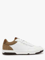 Sneakers Uit Leder Tommy hilfiger Bruin men 5714AEI
