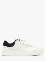 Sneakers Uit Leder Tommy hilfiger Wit women 902002Y