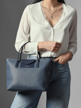 Handtassen Maya Double Kba Lancaster Blauw maya double kba 102-vue-porte