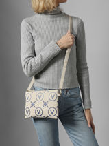 Cross Body Tas Samba Re Print Valentino Beige samba re print VBS9RS18-vue-porte