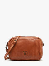 Cross Body Tas Heritage Leder Biba Bruin heritage BT32