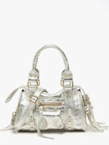 Cross Body Tas Nine Leder Milano Zilver nine NI24092O