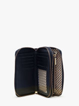 Portefeuille Leder Mila louise Zwart vintage 3875X-vue-porte