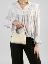 Cross Body Tas Juliette Le tanneur Wit juliette TJET1030-vue-porte