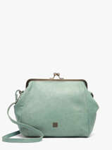 Cross Body Tas Heritage Leder Biba Blauw heritage BT22