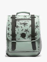 Rugzak 3 Compartimenten Cameleon Groen vintage north PBVWSD39