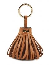 Sleutelhanger Dahlia Leder Nathan baume Bruin original n 100100N