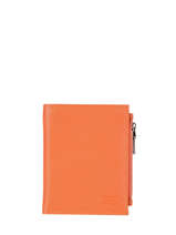 Portefeuille Caviar Leder Crinkles Oranje caviar 14269