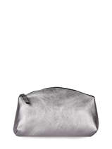Etui Etincelle Metallic Leder Etrier Zilver etincelle irisee EETI753