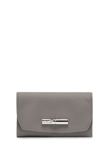 Longchamp Roseau Portefeuille Bruin