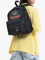 Rugzak 1 Compartiment Eastpak Zwart pbg authentic K620SIM-vue-porte