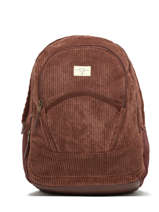 Rugzak 2 Compartimenten Roxy Bruin back to school RJBP4654